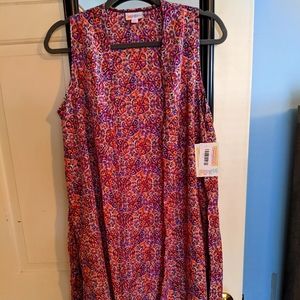 LuLaRoe Joy NWT small pink boho print
